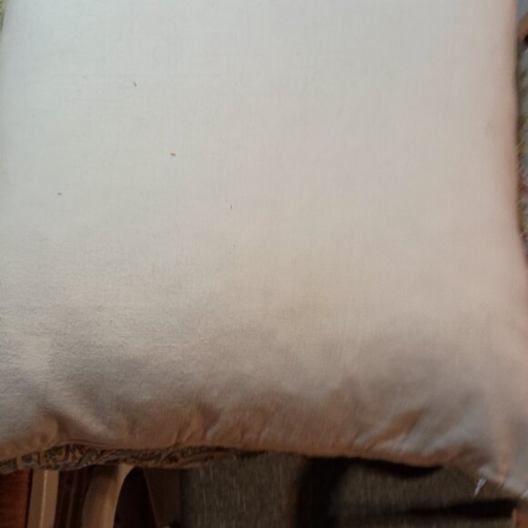 19" square embroidered throw pillow - Picture 3 of 3